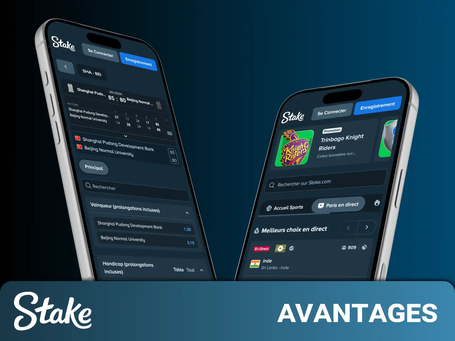 Comprenez pourquoi des milliers de parieurs choisissent l'application mobile Stake au quotidien.