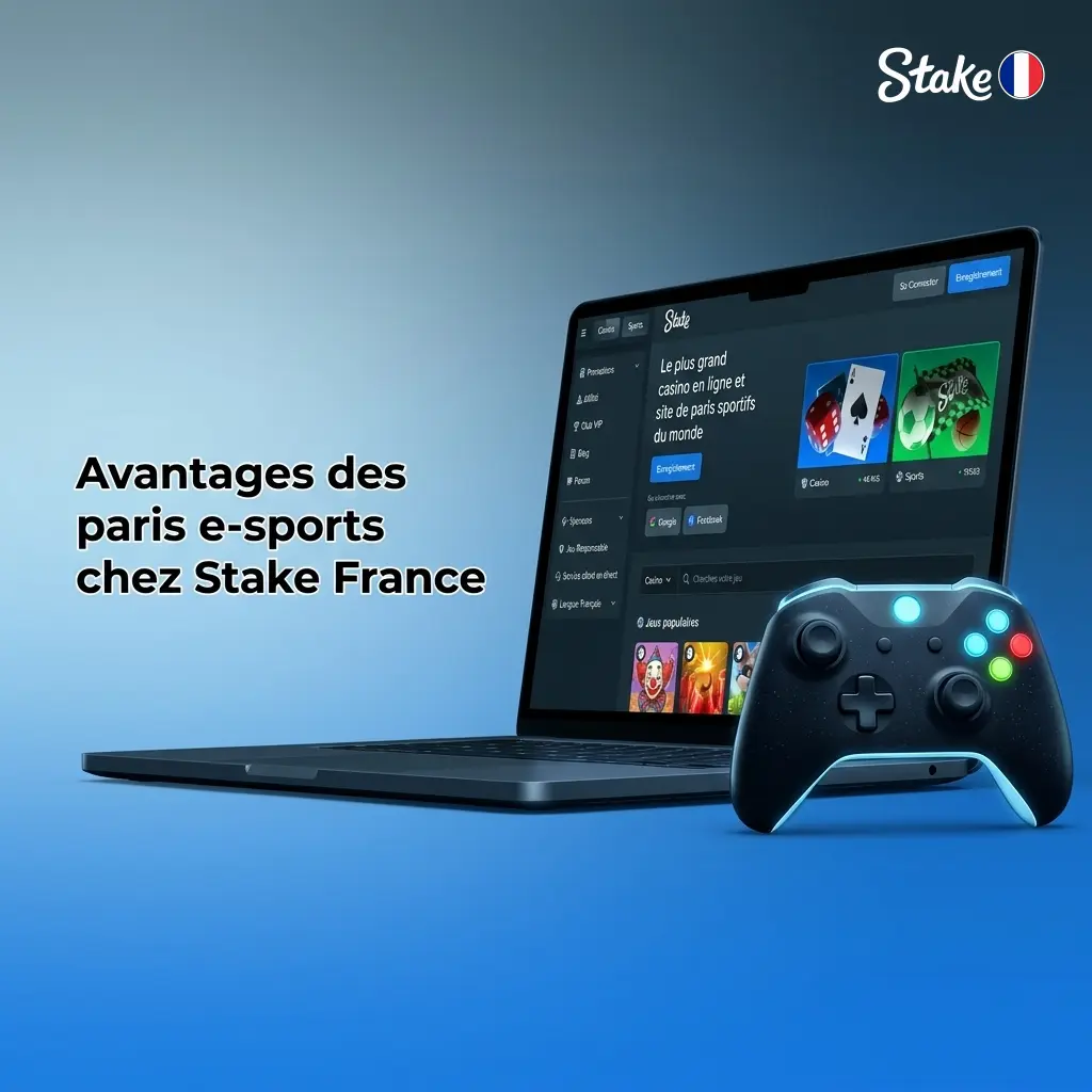Avantages des paris e-sports chez Stake France : cotes, bonus, app mobile et support 24/7