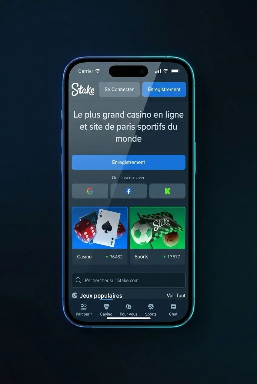 Interface Stake Casino en Direct montrant tables de roulette, blackjack et baccarat avec croupiers en temps réel