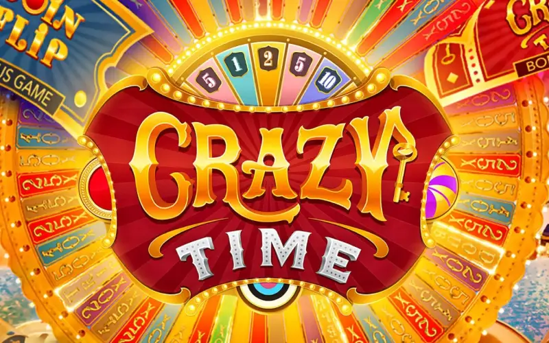 Plongez au cœur de l'action en direct avec le show télévisé Crazy Time sur Stake.