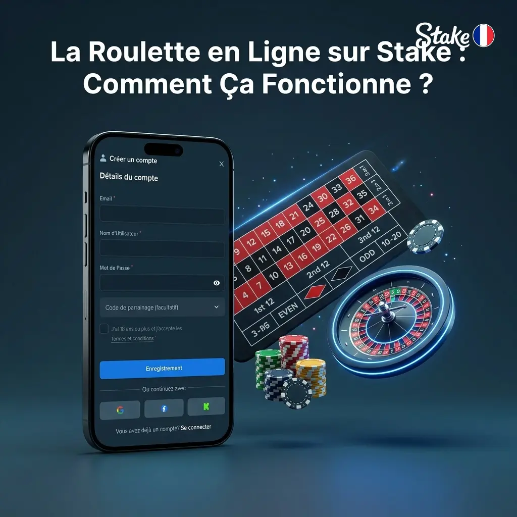 Roue de roulette en ligne sur Stake avec variantes européenne, américaine et croupiers en direct disponibles