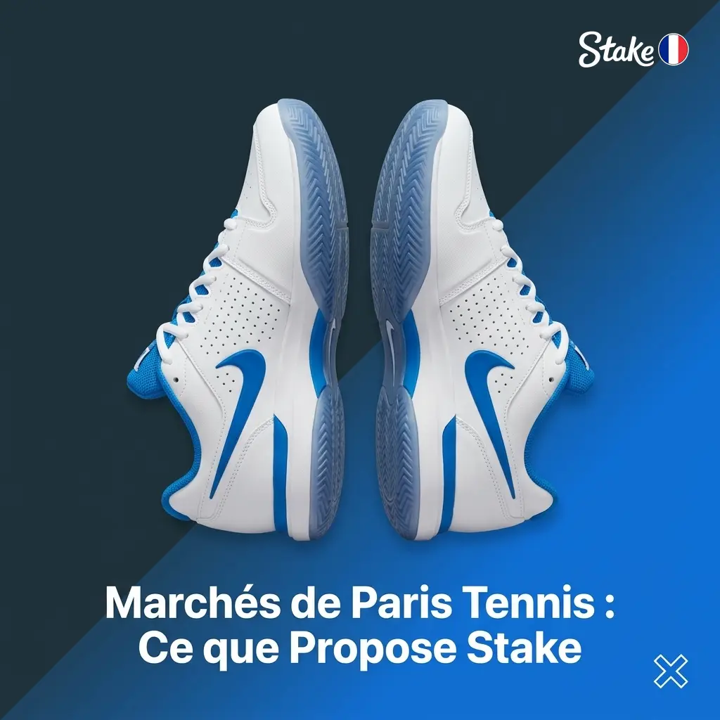 Stake tennis Paris : plus de 20 marchés disponibles incluant vainqueur, handicap et score exact par set