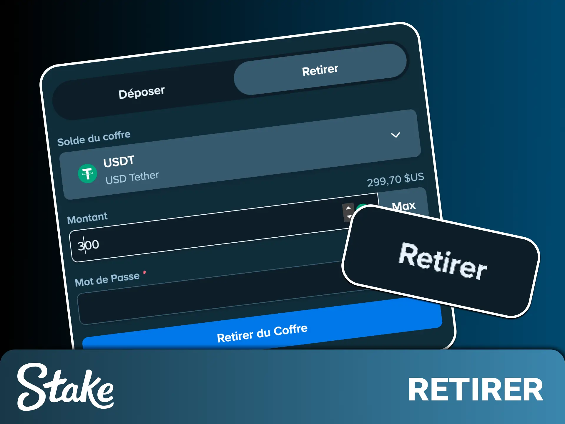 Découvrez la procédure pour retirer vos gains du site Stake en toute sécurité.