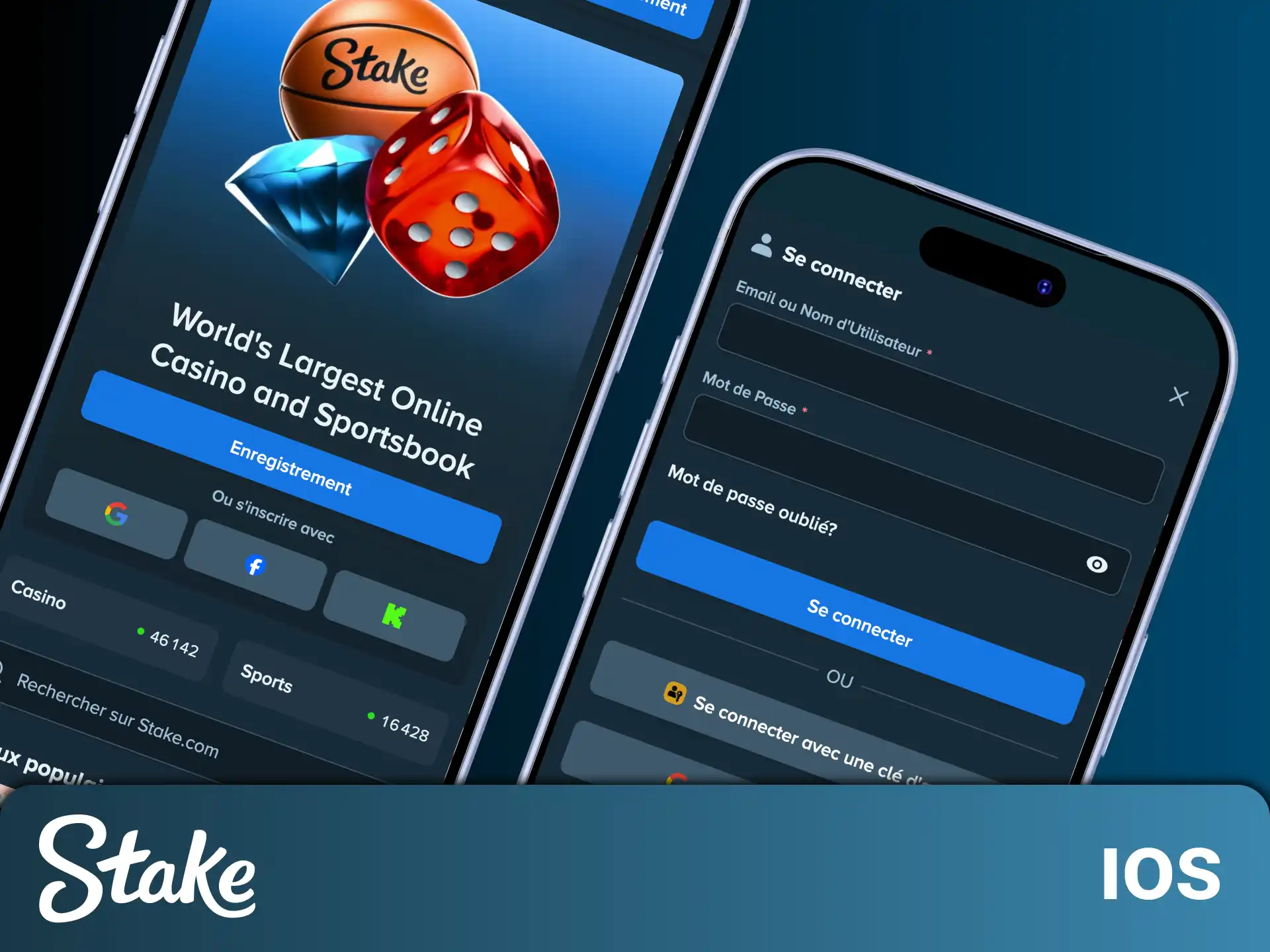 Configurez un accès rapide et fluide à Stake sur l'ensemble de vos appareils Apple iOS.