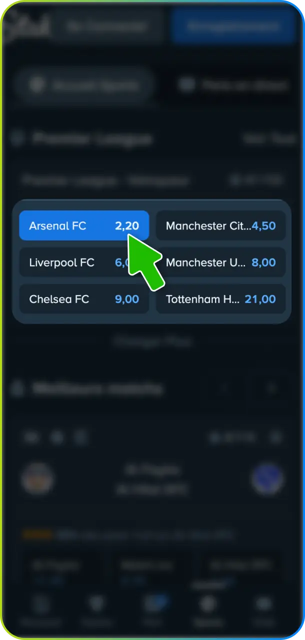 Analysez les meilleures options et prenez le temps de choisir vos cotes de pari sur Stake.