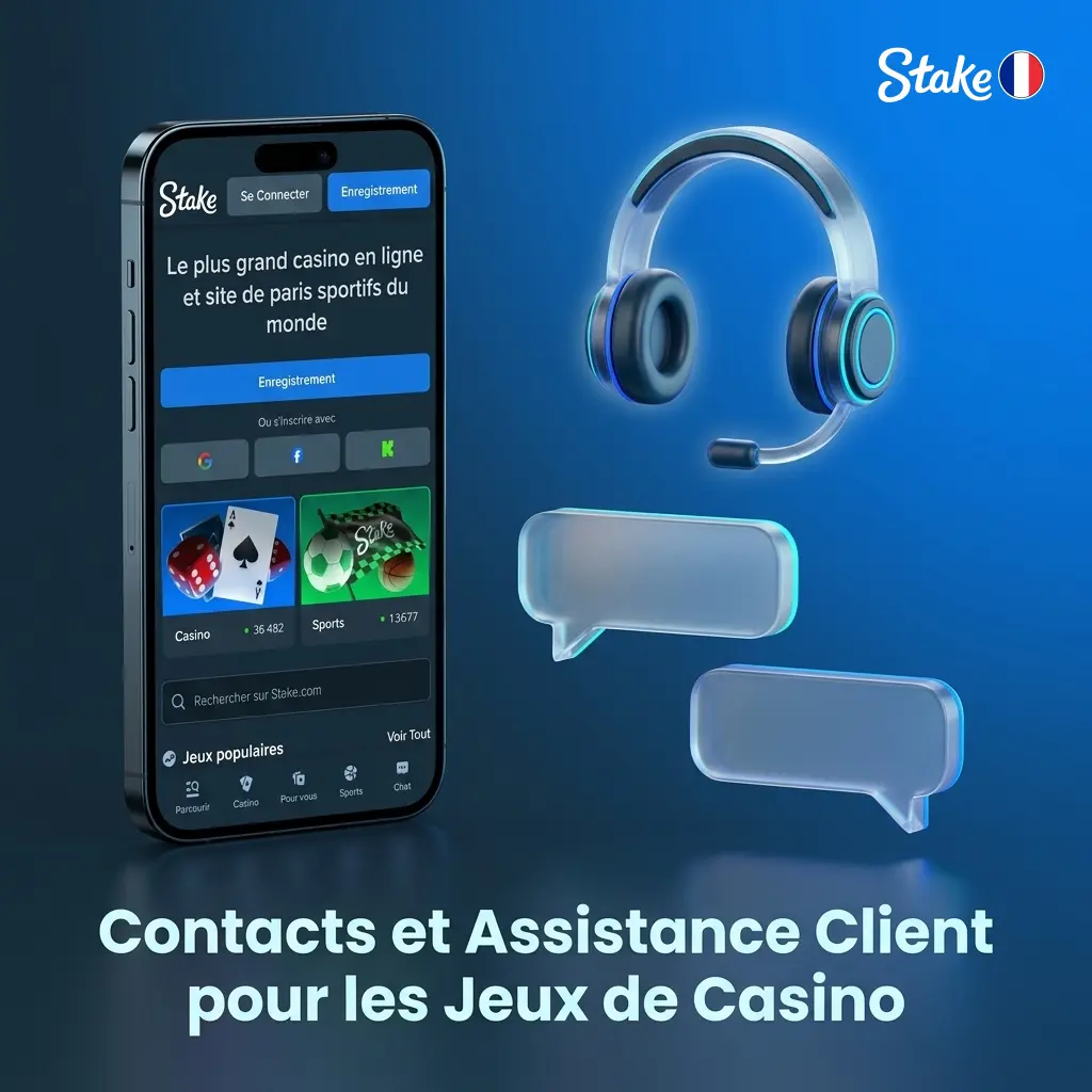 Assistance Stake 24h/24 : chat en direct, e-mail, centre d'aide et gestionnaire VIP pour joueurs français