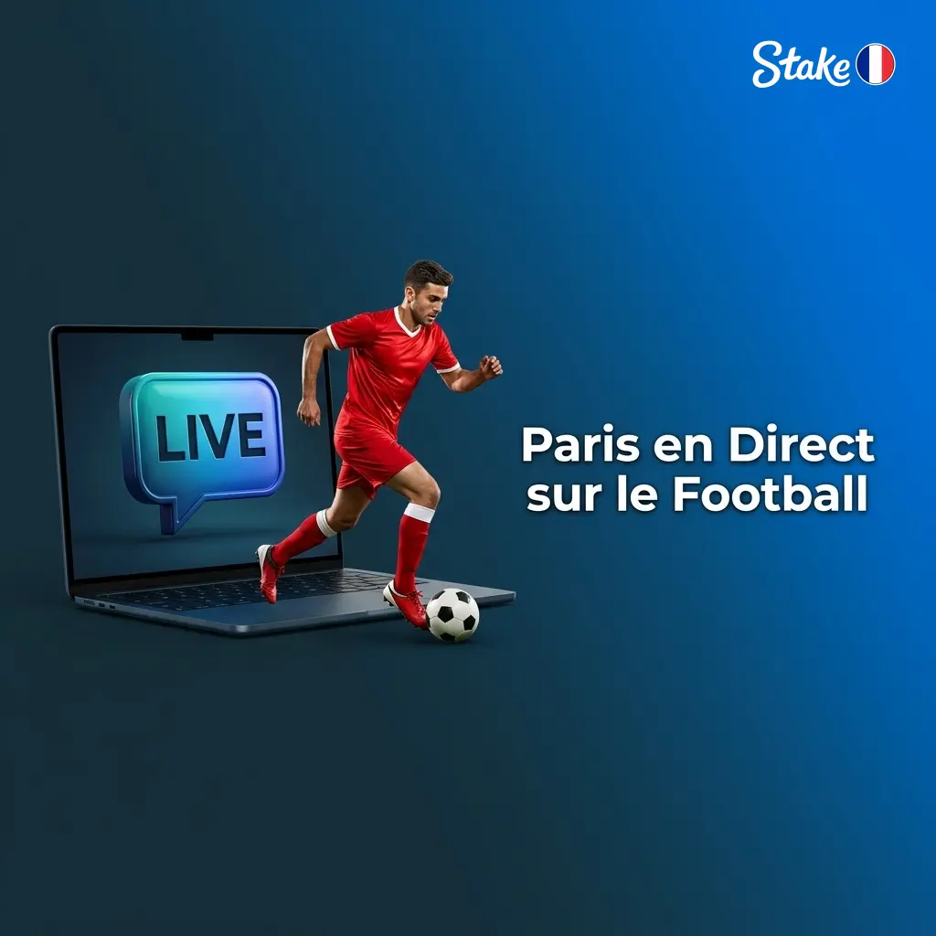 Paris en direct sur le football avec Stake : cotes en temps réel, stats live et suivi de match sur Ligue 1 et Champions League